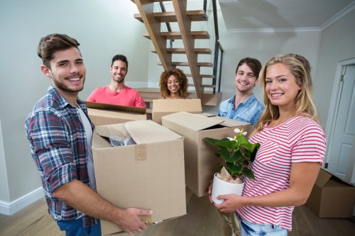 Man and van moving support in Dulwich with careful handling of household items