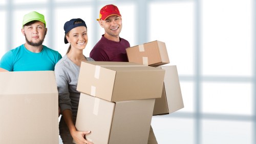 Customer booking a local moving service with a van