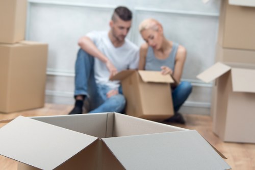 Customer service review process for a moving company