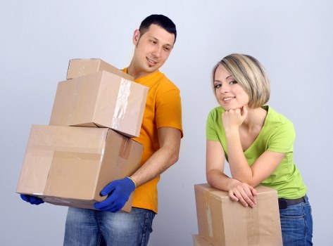 Packing and labelling items for a commercial relocation in Dulwich