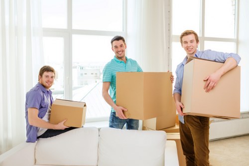 Loading business items safely during a Dulwich commercial move