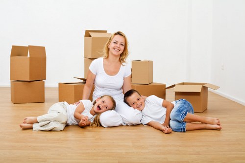 Van used for household or small business removals in the Dulwich area